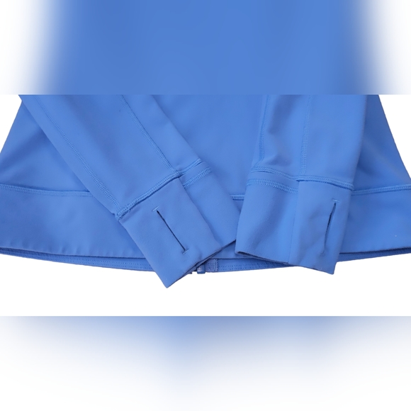 Ivivva Lululemon Girl's Perfect Your Practice Jacket, size 14, Blue Cloud - Picture 3 of 8